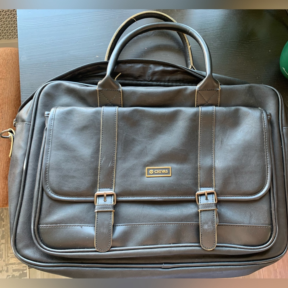 Chivas Regal Leather Shoulder Bag